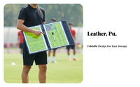 Double-Sided Attachable Coaching Board Sturdy Construction Soccer Strategy Board Water-Resistant for Locker Room