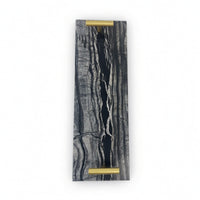 Marble Tray with Handles Natural Marble Tray Luxury Modern for Bathroom Counter, Dresser