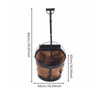 Arena Waste Collector Easy to Use Equestrian Waste Collector Portable Horse Stall Manure Picker for Stable