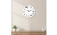 Barber Wall Clock Decorative Wall Clock with Silent Movement Round for Barbers