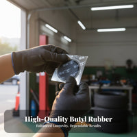 Universal Fit Puncture Repair Seal Easy to Use Vehicle Maintenance Tools Portable Individually Sealed for Mechanics, Car Owners, Motorcycle Riders, Roadside Emergency, Garage, Road Trips, on-Road-Roading
