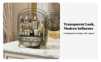 Cosmetic Display Case with Drawers Large Capacity Vanity reachory for vanity table