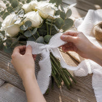 Pleated Chiffon Ruffle Trim Ribbon for Crafts, Doll Clothes, Pet Accessories, Hair Bows