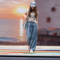 1/18 Backpack Girl Model Realistic Style Hand Painted Miniature Character Gift Idea Miniatures for Collection Shelf