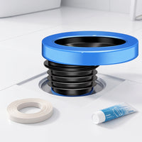 100-110mm Toilet Offset Flange Sealing Gasket Odor-Reducing Toilet Offset Flange with Sealing Gasket Easy Installation Plumbing Fitting Secure Fit for Plumbers