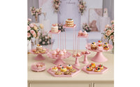 Cake Stand Set Sturdy Dessert Display Stands Tiered Serving Tray for Birthday Parties
