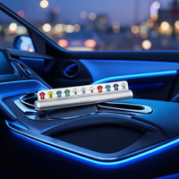 Parking Number Card with Aluminum Base Sporty for Drivers
