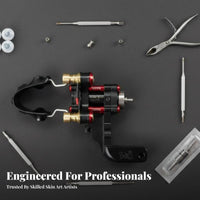Slow Frequency Capable immediate transmission Rotary Machine Low Vibration Rotary engine Inker Lightweight skin art Equipment Adjustable electrical power for Beginners