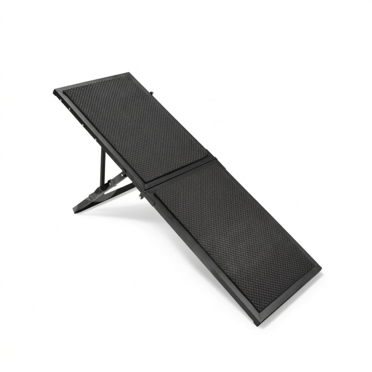 Adjustable Dog Ramp 5-Height Foldable Pet Ramp Black