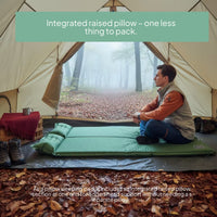 Textured Automatic Inflatable Sleeping Pad Soft Textile Camping Sleeping Pad Portable Extra Thick for Outdoor Use