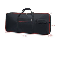 Padded Keyboard Bag Portable Keyboard Gig Bag Robust Lightweight for Rehearsals