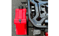 Thickened Steel CT125 Fuel Holder Custom Fit Side Fuel Container Holder Heavy Duty Motorcycle Gas Can Mount Long-Lasting Metal for off-Road Road