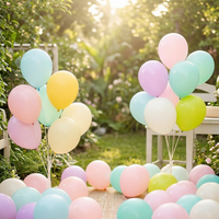 Mixed Color Latex Balloons with Pump for Wedding & Party Decoration