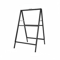 Foam Board Display Rack, Outdoor Freestanding Poster Stand, Foldable, Double-Sided, Windproof, Portable Sign Holder for Shop, Event