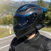Full-Cover | Carbon-Fiber-Pattern, Aerodynamic, Full Face, for Daily Commuting