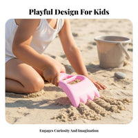 Kids Rake and Shovel Set Colorful Beach Toy Set Kids Sand Shovel Lightweight Sand Digging Tool Sturdy Construction