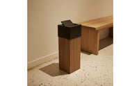 Nordic design Wastebasket Space-Saving Wooden Trash Can Household Storage for Living Room, Hotel