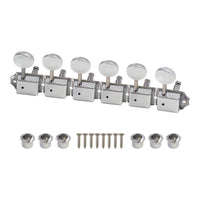 6 Pieces Guitar Tuning Machines Replacement Guitar Machine Heads Hardware Metal for Guitarists