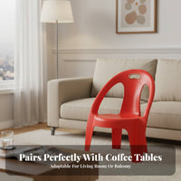 Long-Lasting Stackable Plastic Seat with Backrest Easy to Clean Low Stool Polished Edges Small Chair Strong Load-Bearing for Children, Families, Living Room, Entryway, Kitchen, Bedroom