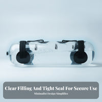Cylindrical Shape Workout Water Bag Carrying Straps Training Water Bag Clear Body Strength Training Sandbag Substitute Filling Cap