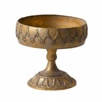 Iron Pedestal Vase Sturdy Base Pedestal Vase Weighted Design