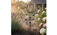 Metal Weathercock Weather Vane Distressed Weathercock Weather Vane Antique Style Outdoor Decor