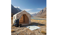Waterproof Mini Camping Tent Quick Setup Inflatable Pet Tent Easy to Install Inflatable Pet Cabin Windproof for Travel, Backyard, Beach