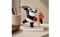 Panda Key Holder Panda Tray Organizer Easy to Clean House Decoration