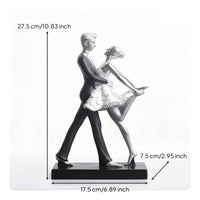Ballet Statue with Base Elegant Ballet Sculpture Ballerina Figurine Decorative Ballerina Statue Well-Balanced for Ballerinas
