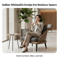 Minimalist Design Curved Shell Armchair Versatile Design Reception Seating Stable Construction Commercial Furniture Easy to Clean for Business Owners, Interior Designers, Hotel Lobby, Coffee Shop, Home Office, Living Room