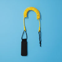 5 Mm Thick SUP Leash Lightweight Coiled SUP Leash Quick Recoil for Paddleboarding, Kayaking