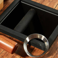 Recessed Knock Built in Container in Puck Bin Sturdy Dump Bin for Cafes