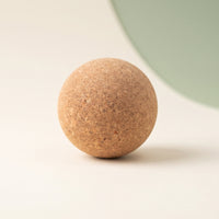 Foot Massage Ball Textured Cork Massage Ball Eco-Friendly Plastic-Free for Runners, Balance Training, Mindful Stretching