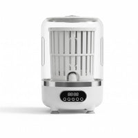 Compact Washer Transparent Cover Portable Laundry Appliance Touch Buttons Compact Laundry Machine