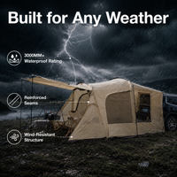 6-8 Person Camping Tunnel Tent Waterproof 4-Season Family Festival Camp Tent