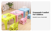 2 Pieces children's Table and Chairs Set Sturdy Construction for Kindergarten