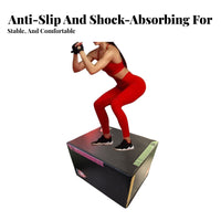 Foam Jump Box Non Slip Surface Stable Step on for Beginners