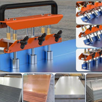 Portable Standing Seam Roofing Bender 6 Roller Bending Tool Large Radius Plate Bender for Roofers, Metalworkers, Construction Site, Workshop