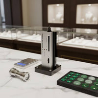 Diamond Tester Pen Handheld Moissanite Tester Pocket Sized Jewelry Testing Tool for Hobbyists, Home
