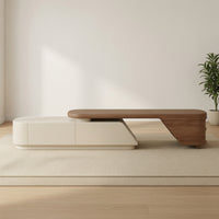 TV Cabinet Extendable TV Cabinet with Storage Low-Profile Media Console for Living Room, Small Apartments
