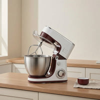 Multi-Speed Tilt-Head Stand Mixer Easy to Clean Stand Mixer with Stainless Steel Bowl Compact Appliance Household for Bakers, Home Cooks, Kitchen