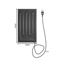 Waterproof USB Heating Mat Low-Voltage USB Heating Pad Non-Rechargeable Heater Slim for Reptiles, Pets, Brooder