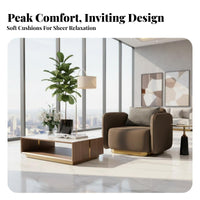Light Luxury design Curved configurable Sofa Modern Design Reception Seating High-Resilience Foam Lounge Couch Deep Seat for Hotel Managers, Business Owners, Interior Designers, Sales Office, spa, Apartment