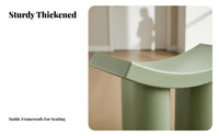Saddle Seat Stool Nordic Styling and Design Small Bench Minimalist Design Household Furniture for Residents, Children, Entryway, Living Room, Bedroom
