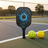 Non-Slip Grip Pickleball Paddle Enlarged Sweet Area Carbon Fiber Pickleball Paddle Shock Absorbing Sports Equipment USAPA Approved for Professionals