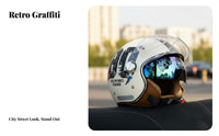 All Season Electric Bike Helmet Design Double Visor Motorcycle Helmet CCC & DOT Certified Safety Gear Quick Release Buckle for Men, Women, Commuters, Daily Commute, City Riding