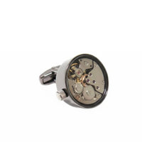 Mechanical Watch Movement Cufflinks Intricate Gearing Watch Movement Cufflinks