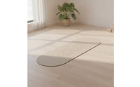Sweat-Absorbing Exercise Mat with Coconut Fiber Textured Exercise Mat Supportive Portable for Home Gym
