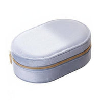 Velvet Jewelry Organizer Soft Interior Lining Jewelry Box Multi-Compartment Small Accessory Container for Girls