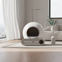 Automatic Litter Box Large-Capacity Litter Box with App Control Pet Supply Enclosed Low-Maintenance for Cats, Indoor, Apartments